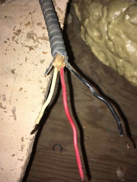 running armored cable into plastic box